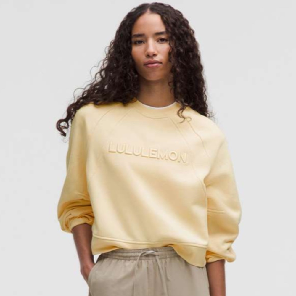 RARE SOLD OUT Lululemon Scuba Oversized Pullover (XS/S) in Butter Cream